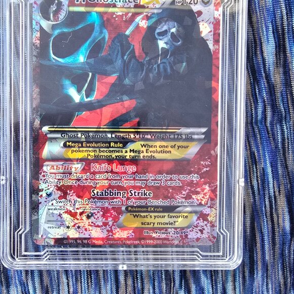 Ghost Face Pokemon Card - Scream - custom slab - Picture 2 of 7